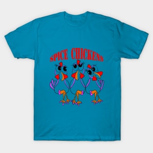 Pink Spice Chickens T-Shirt